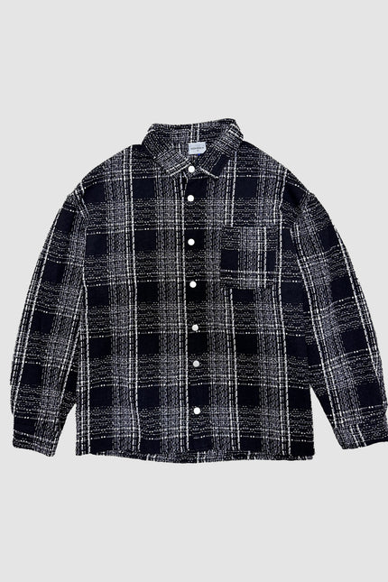 Black Flannel Overshirt