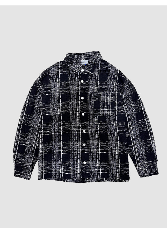 Black Flannel Overshirt