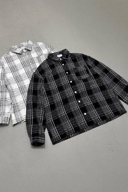 Black Flannel Overshirt