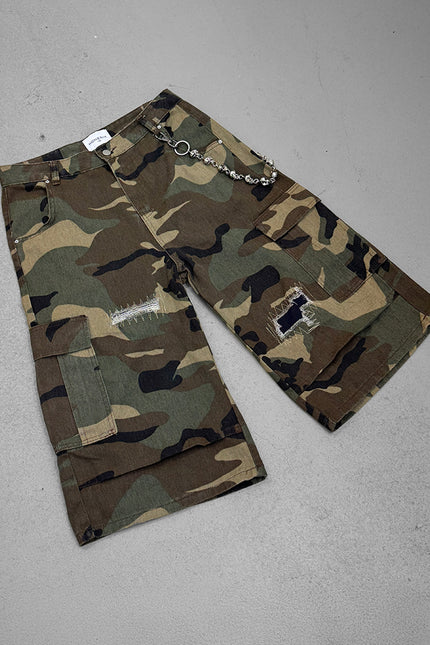 Camo Cargo Shorts