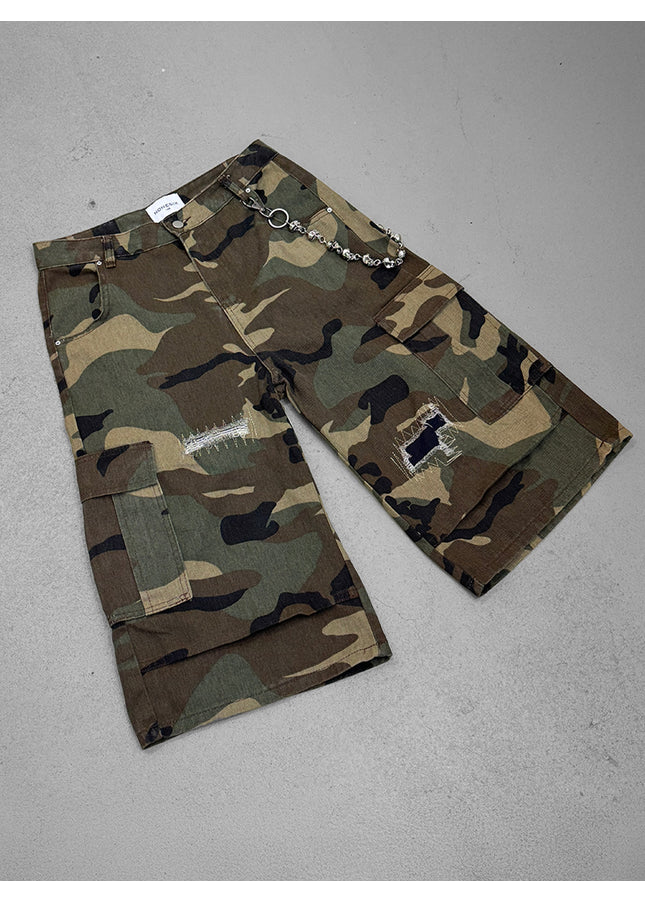 Camo Cargo Shorts