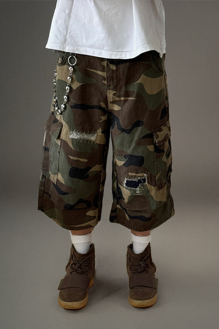 Camo Cargo Shorts
