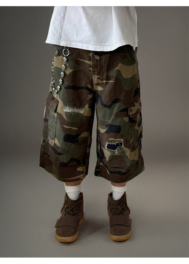 Camo Cargo Shorts