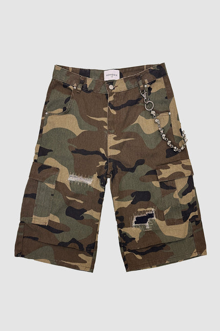 Camo Cargo Shorts